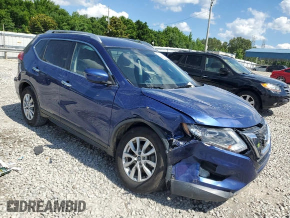 2017 Nissan Rogue SV with VIN KNMAT2MT7HP509615, listed as a Copart auction lot 58718145 with 103,927 mi miles and Salvage title. Bid and sale history available at DreamBid. Image 4.