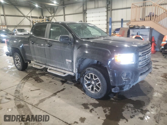 2016 GMC Canyon 4WD SLE with VIN 1GTG6CE37G1220368, listed as a Copart auction lot 46073975 with 196,019 mi miles and Salvage Title. Bid and sale history available at carsss.com. Image 4.