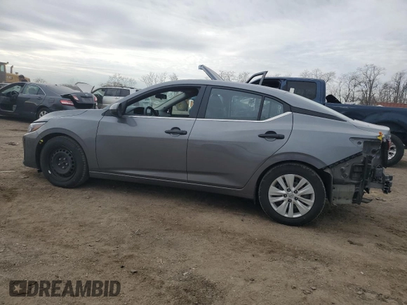 2024 Nissan Sentra S with VIN 3N1AB8BV6RY288487, listed as a Copart auction lot 51059505 with 33,195 mi miles and Salvage Title. Bid and sale history available at carsss.com. Image 2.