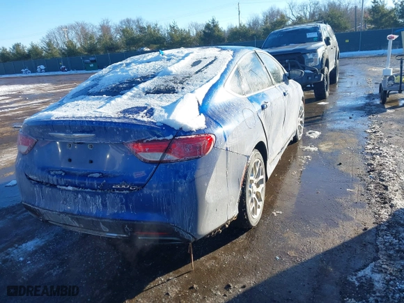 2015 Chrysler 200 C with VIN 1C3CCCEG4FN512775, listed as a IAAI auction lot 41319467 with 182,068 mi miles. Bid and sale history available at carsss.com. Image 6.