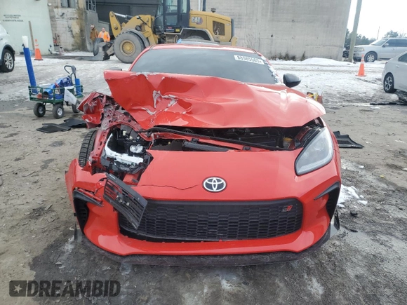 2023 Toyota GR86 Premium with VIN JF1ZNBE14P9759803, listed as a Copart auction lot 88985585 with 21,349 mi miles and Salvage Title. Bid and sale history available at carsss.com. Image 5.