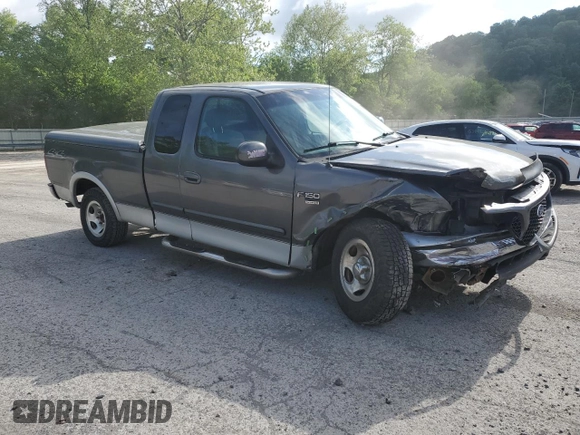 2003 Ford F-150 XL with VIN 2FTRX18L73CA49989, listed as a Copart auction lot 57434025 with 141,876 mi miles and Salvage title. Bid and sale history available at DreamBid. Image 4.