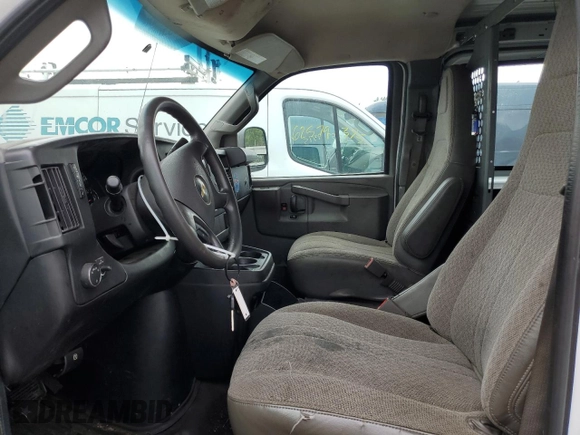 2017 Chevrolet Express Cargo with VIN 1GCWGAFF9H1138892, listed as a Copart auction lot 63098255 with 230,255 mi miles and Clean title. Bid and sale history available at DreamBid. Image 7.