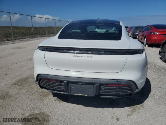 2024 Porsche Taycan 4S with VIN WP0AB2Y18RSA35364, listed as a Copart auction lot 73881604 with NaN miles and Non Repairable. Bid and sale history available at carsss.com. Image 6.