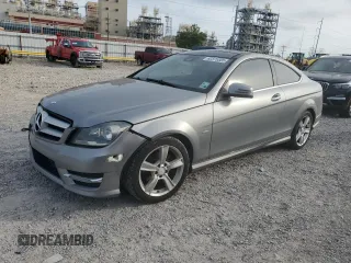 2012 Mercedes-Benz C 250 with VIN WDDGJ4HB3CF739542, listed as a Copart auction lot 62375505 with 139,214 mi miles and Salvage title. Bid and sale history available at DreamBid. Image 1.