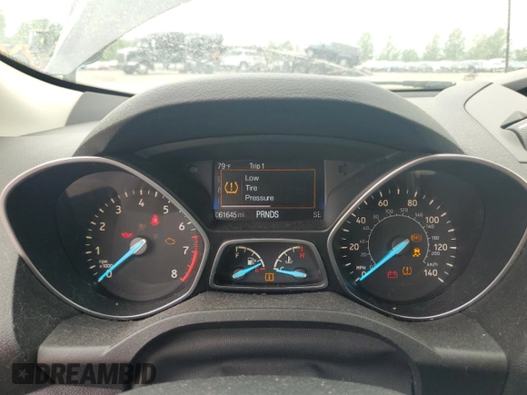 2017 Ford Escape S with VIN 1FMCU0F75HUB71106, listed as a Copart auction lot 60162455 with 61,645 mi miles and Salvage title. Bid and sale history available at DreamBid. Image 9.