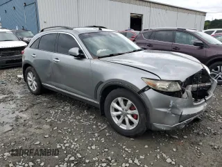 2006 Infiniti FX with VIN JNRAS08W86X210918, listed as a Copart auction lot 60262895 with Not provided miles and Salvage title. Bid and sale history available at DreamBid. Image 4.