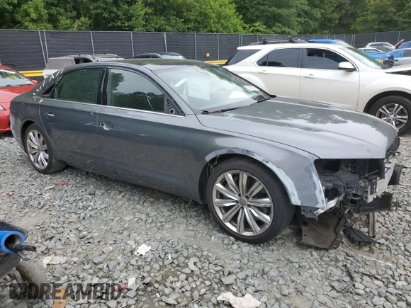 2016 Audi A8 L 4.0T Sport with VIN WAU43AFD0GN010739, listed as a Copart auction lot 63829554 with 201,213 mi miles and Salvage Title. Bid and sale history available at carsss.com. Image 4.