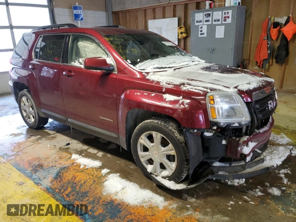 2016 GMC Terrain SLE with VIN 2GKFLNE37G6262721, listed as a Copart auction lot 87197134 with 64,072 mi miles and Non Repairable. Bid and sale history available at carsss.com. Image 4.