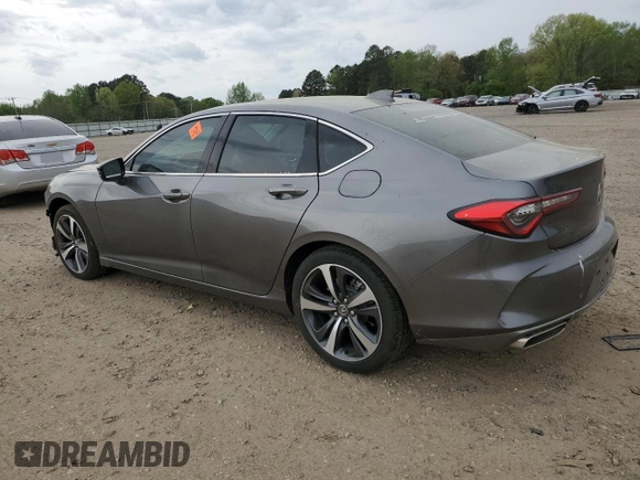 2024 Acura TLX Technology with VIN 19UUB5F48RA001487, listed as a Copart auction lot 50913355 with 5,467 mi miles and Salvage Title. Bid and sale history available at DreamBid. Image 2.