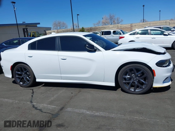 2023 Dodge Charger GT with VIN 2C3CDXHG6PH655706, listed as a IAAI auction lot 41814073 with 5,352 mi miles. Bid and sale history available at carsss.com. Image 14.