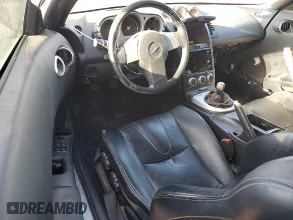 2007 Nissan 350Z with VIN JN1BZ34D27M504021, listed as a Copart auction lot 84696534 with 142,104 mi miles and Salvage Title. Bid and sale history available at DreamBid. Image 8.