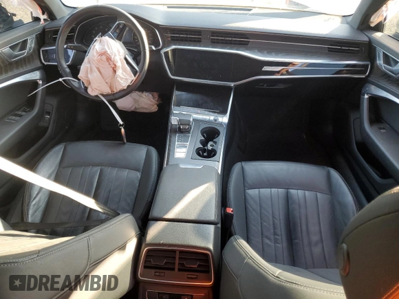 2019 Audi A6 Premium with VIN WAUK2AF21KN069302, listed as a Copart auction lot 47126435 with 0 mi miles and Salvage Title. Bid and sale history available at carsss.com. Image 8.