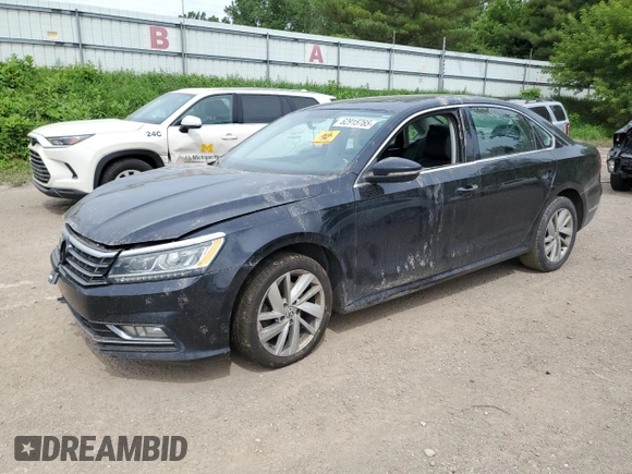2018 Volkswagen Passat SE with VIN 1VWBA7A31JC030502, listed as a Copart auction lot 62915765 with 156,760 mi miles and Clean title. Bid and sale history available at DreamBid. Image 1.