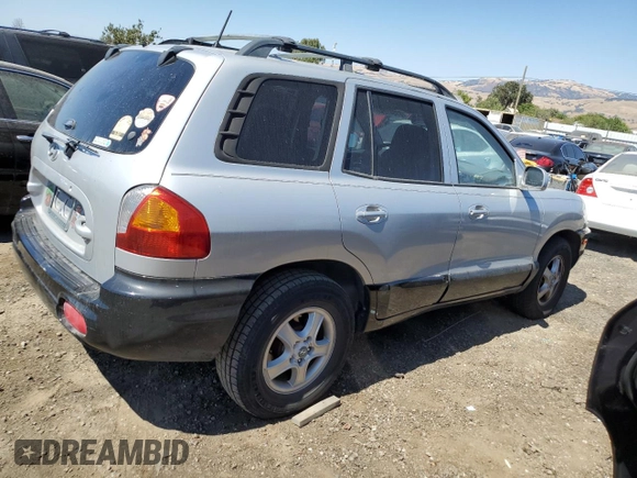 2004 Hyundai Santa Fe GLS with VIN KM8SC13E14U730278, listed as a Copart auction lot 63551294 with 100,583 mi miles and Salvage Title. Bid and sale history available at carsss.com. Image 3.