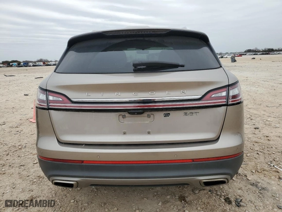2019 Lincoln Nautilus Standard with VIN 2LMPJ6J95KBL18872, listed as a Copart auction lot 46453375 with 35,307 mi miles and Salvage Title. Bid and sale history available at carsss.com. Image 6.