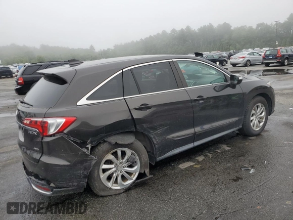2017 Acura RDX Technology with VIN 5J8TB4H5XHL021576, listed as a Copart auction lot 60629355 with Not provided miles and Salvage title. Bid and sale history available at DreamBid. Image 3.