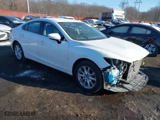2015 Mazda Mazda6 i Sport with VIN JM1GJ1U64F1171840, listed as a IAAI auction lot 41410088 with 129,691 mi miles. Bid and sale history available at carsss.com. Image 1.