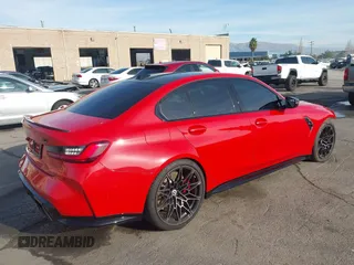 2023 BMW M3 Competition xDrive with VIN WBS43AY09PFP04541, listed as a IAAI auction lot 41140882 with 39,330 mi miles and . Bid and sale history available at DreamBid. Image 4.