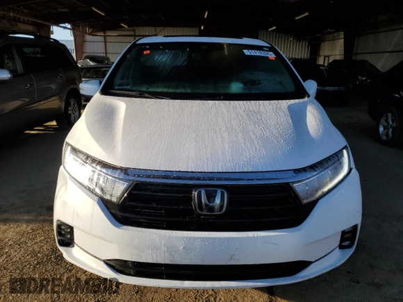 2024 Honda Odyssey EX-L with VIN 5FNRL6H6XRB008230, listed as a Copart auction lot 51418395 with 11,879 mi miles and Salvage Title. Bid and sale history available at DreamBid. Image 5.