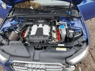 2015 Audi S4 Premium Plus with VIN WAUDGAFL2FA038723, listed as a Copart auction lot 86791404 with 93,500 mi miles and Salvage Title. Bid and sale history available at carsss.com. Image 12.
