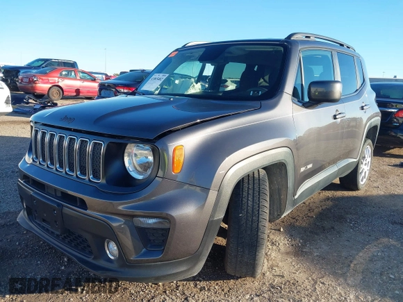 2020 Jeep Renegade Latitude with VIN ZACNJABB8LPL25157, listed as a IAAI auction lot 41065402 with 64,982 mi miles. Bid and sale history available at carsss.com. Image 18.