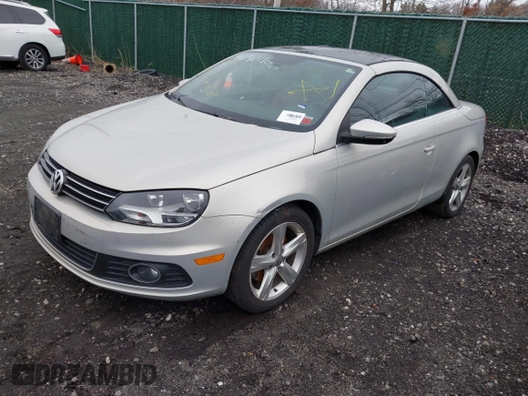 2012 Volkswagen Eos Lux with VIN WVWFW7AH0CV007026, listed as a IAAI auction lot 41740116 with 59,363 mi miles and . Bid and sale history available at DreamBid. Image 2.