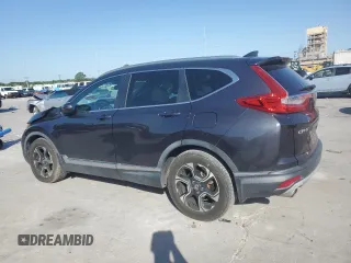 2017 Honda CR-V Touring with VIN 7FARW1H98HE022568, listed as a Copart auction lot 52231985 with 84,774 mi miles and Salvage Title. Bid and sale history available at carsss.com. Image 2.