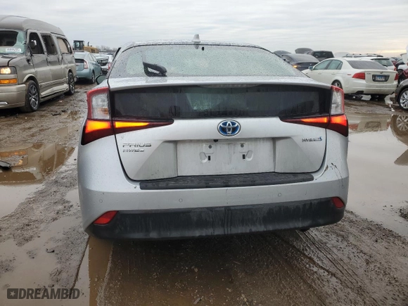 2022 Toyota Prius LE with VIN JTDL9MFU5N3032341, listed as a Copart auction lot 46426975 with 25,891 mi miles and Salvage Title. Bid and sale history available at carsss.com. Image 6.