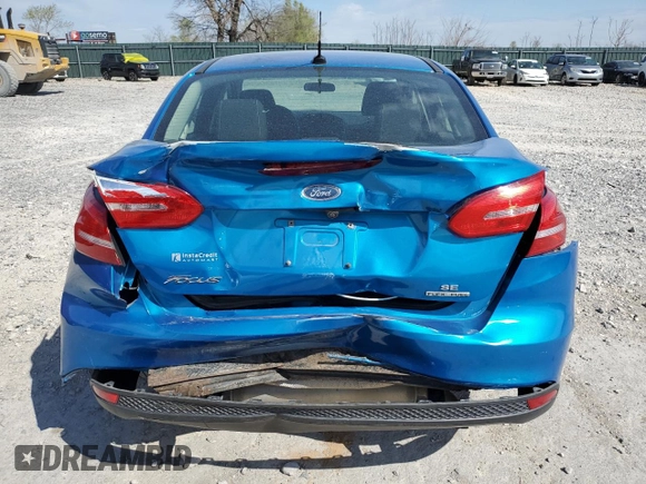 2015 Ford Focus SE with VIN 1FADP3F24FL248482, listed as a Copart auction lot 50626325 with 143,167 mi miles and Salvage title. Bid and sale history available at DreamBid. Image 6.