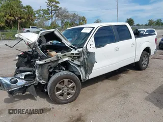 2012 Ford F-150 XL with VIN 1FTFW1CF8CFA36115, listed as a IAAI auction lot 41515870 with 1 mi miles. Bid and sale history available at carsss.com. Image 2.