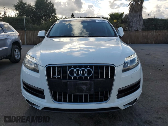 2015 Audi Q7 3.0T Premium with VIN WA1CGAFE0FD023341, listed as a Copart auction lot 45752965 with 187,697 mi miles and Salvage Title. Bid and sale history available at carsss.com. Image 5.