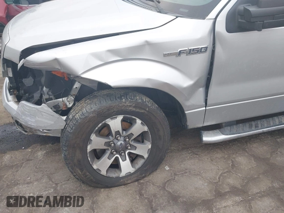 2014 Ford F-150 XL with VIN 1FTFX1EF2EFC81067, listed as a IAAI auction lot 41697190 with 105,584 mi miles. Bid and sale history available at carsss.com. Image 17.
