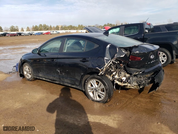 2019 Hyundai Elantra Preferred with VIN KMHD84LF3KU781993, listed as a Copart auction lot 46260865 with 41,084 mi miles and Salvage Title. Bid and sale history available at carsss.com. Image 2.