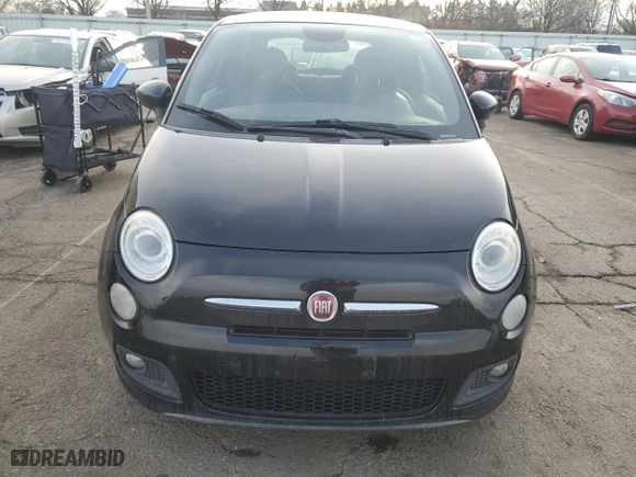2015 FIAT 500 Sport with VIN 3C3CFFBR1FT757094, listed as a Copart auction lot 46362835 with 80,846 mi miles and Salvage Title. Bid and sale history available at carsss.com. Image 5.