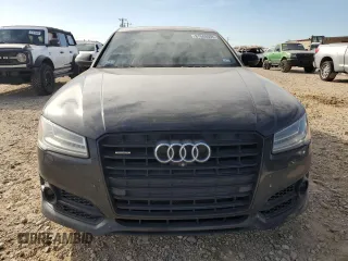 2017 Audi A8 Sport with VIN WAU43AFD5HN015873, listed as a Copart auction lot 87588055 with 122,351 mi miles and Salvage title. Bid and sale history available at DreamBid. Image 5.