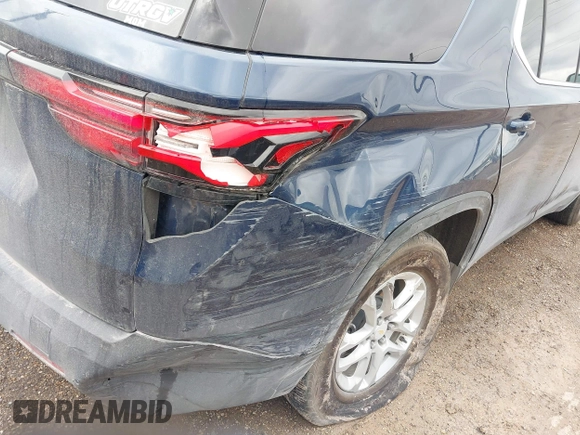 2022 Chevrolet Traverse LS with VIN 1GNERFKW6NJ147951, listed as a IAAI auction lot 41388931 with 57,424 mi miles and . Bid and sale history available at DreamBid. Image 6.