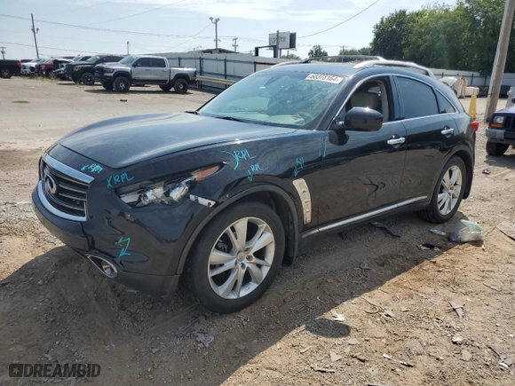 2012 Infiniti FX35 with VIN JN8AS1MW0CM154423, listed as a Copart auction lot 68378164 with 173,839 mi miles and Salvage Title. Bid and sale history available at carsss.com. Image 1.