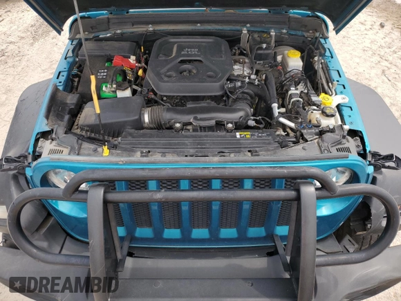 2020 Jeep Wrangler Unlimited Willys with VIN 1C4HJXDN4LW137202, listed as a Copart auction lot 50797485 with 109,509 mi miles and Salvage title. Bid and sale history available at DreamBid. Image 12.