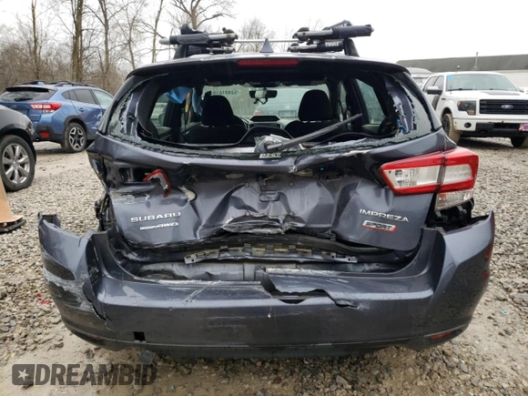 2017 Subaru Impreza Special Sports with VIN 4S3GTAK67H1727221, listed as a Copart auction lot 52441615 with 90,447 mi miles and Salvage title. Bid and sale history available at DreamBid. Image 6.