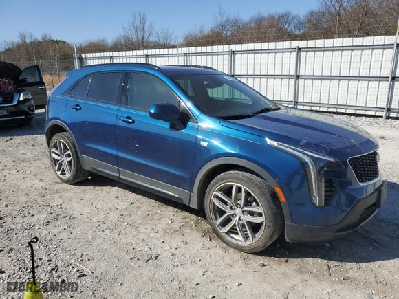 2019 Cadillac XT4 FWD Sport with VIN 1GYFZER4XKF148315, listed as a Copart auction lot 48422255 with 24,237 mi miles and Salvage Title. Bid and sale history available at carsss.com. Image 4.