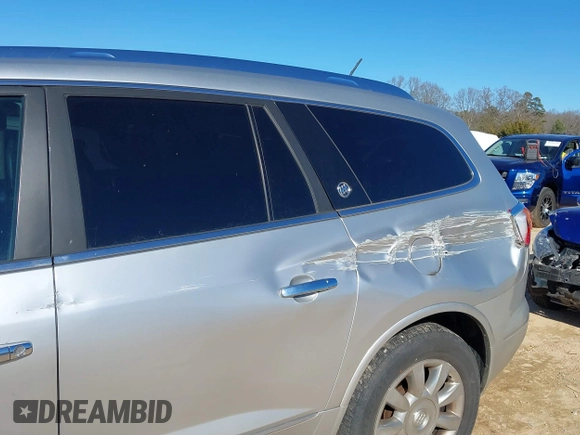 2014 Buick Enclave Leather with VIN 5GAKVBKD1EJ160428, listed as a IAAI auction lot 41353895 with 186,668 mi miles and . Bid and sale history available at DreamBid. Image 16.
