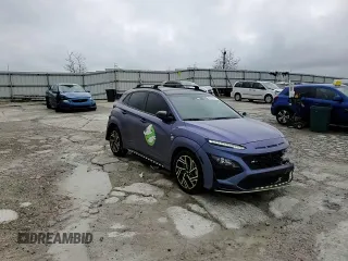 2022 Hyundai Kona N Line with VIN KM8K3CA33NU907847, listed as a Copart auction lot 80837034 with 34,788 mi miles and Salvage Title. Bid and sale history available at carsss.com. Image 12.