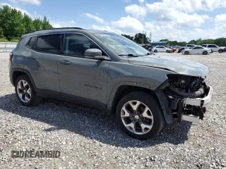 2021 Jeep Compass Limited with VIN 3C4NJDCB1MT523933, listed as a Copart auction lot 54776325 with 111,640 mi miles and Salvage title. Bid and sale history available at DreamBid. Image 4.