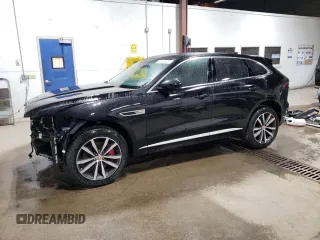 2023 Jaguar F-Pace R-Dynamic S with VIN SADCT2FU7PA704571, listed as a Copart auction lot 55594425 with 31,654 mi miles and Salvage Title. Bid and sale history available at DreamBid. Image 1.