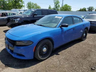 2020 Dodge Charger Police with VIN 2C3CDXKTXLH186782, listed as a Copart auction lot 62149485 with 102,716 mi miles and Clean title. Bid and sale history available at DreamBid. Image 1.