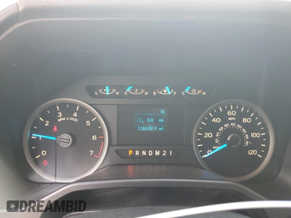 2016 Ford F-150 XLT with VIN 1FTEW1EF8GKF41125, listed as a Copart auction lot 65579435 with 138,498 mi miles and Salvage title. Bid and sale history available at DreamBid. Image 9.