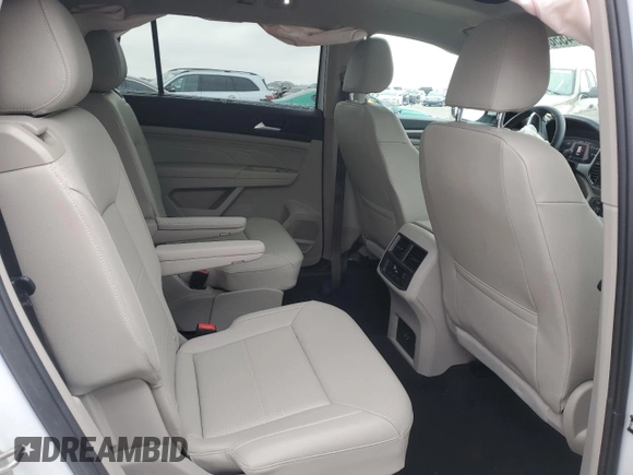 2021 Volkswagen Atlas SEL with VIN 1V2BR2CA2MC595550, listed as a Copart auction lot 45566115 with 57,244 mi miles and Salvage title. Bid and sale history available at DreamBid. Image 12.