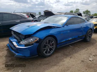 2021 Ford Mustang EcoBoost with VIN 1FA6P8TD8M5104723, listed as a Copart auction lot 54357384 with 14,622 mi miles and Salvage Title. Bid and sale history available at carsss.com. Image 1.