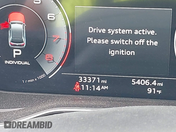 2022 Audi Q5 S line Premium Plus with VIN WA1EAAFY2N2081546, listed as a IAAI auction lot 42255043 with 33,371 mi miles and . Bid and sale history available at DreamBid. Image 15.